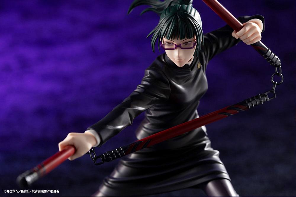 💥 Nom du Produit : Jujutsu Kaisen Statuette PVC ARTFXJ 1/8 Maki Zen'in Bonus Edition 21 cm 💥