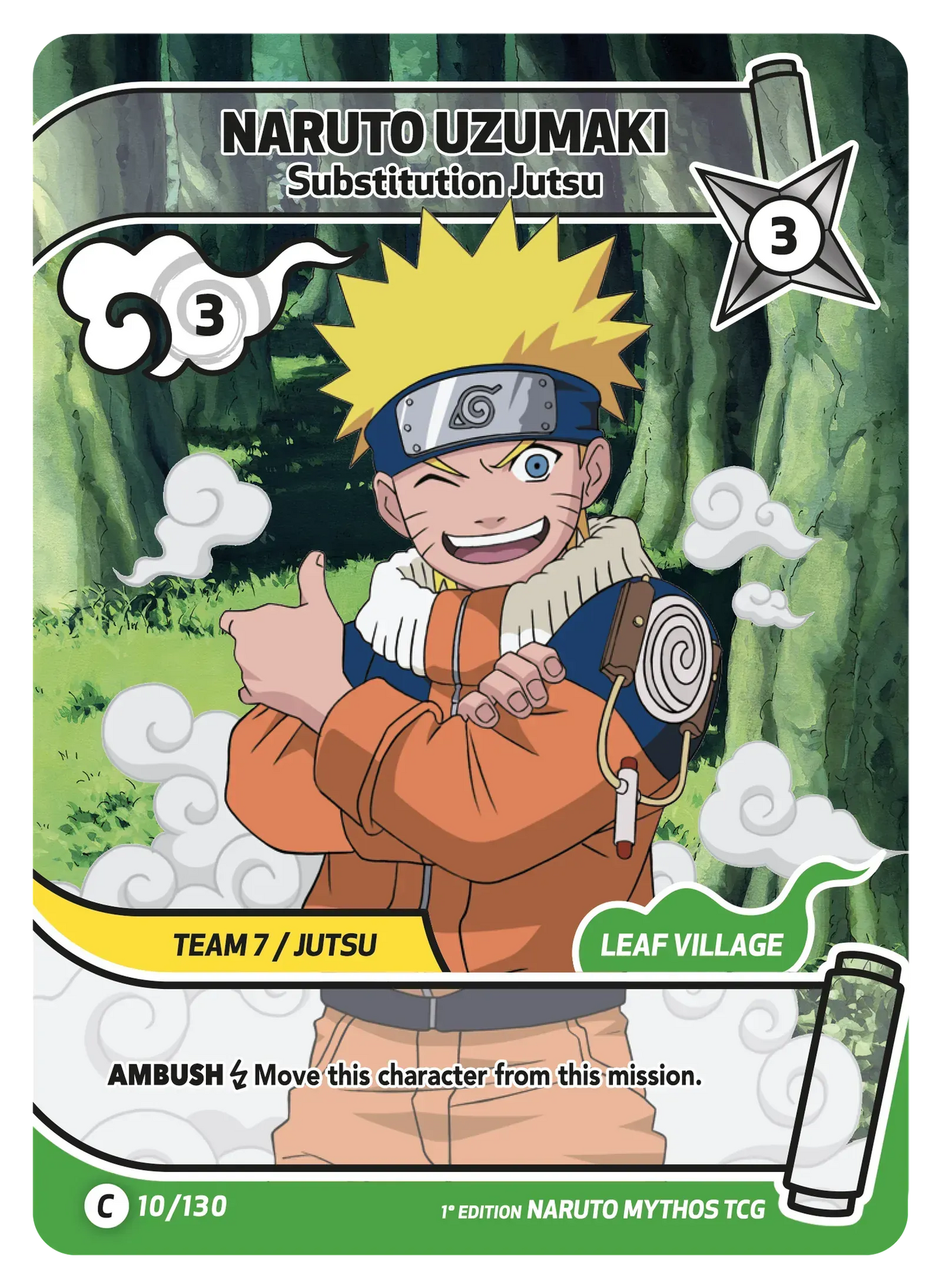 Naruto Uzumaki — Permutation – KS-010 – Naruto Mythos TCG Konoha Shidō Chapitre 1 FR