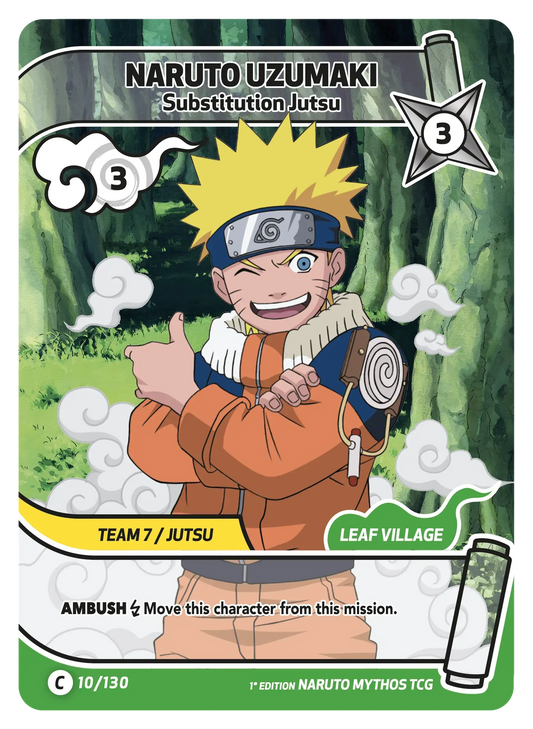 Naruto Uzumaki — Permutation – KS-010 – Naruto Mythos TCG Konoha Shidō Chapitre 1 FR