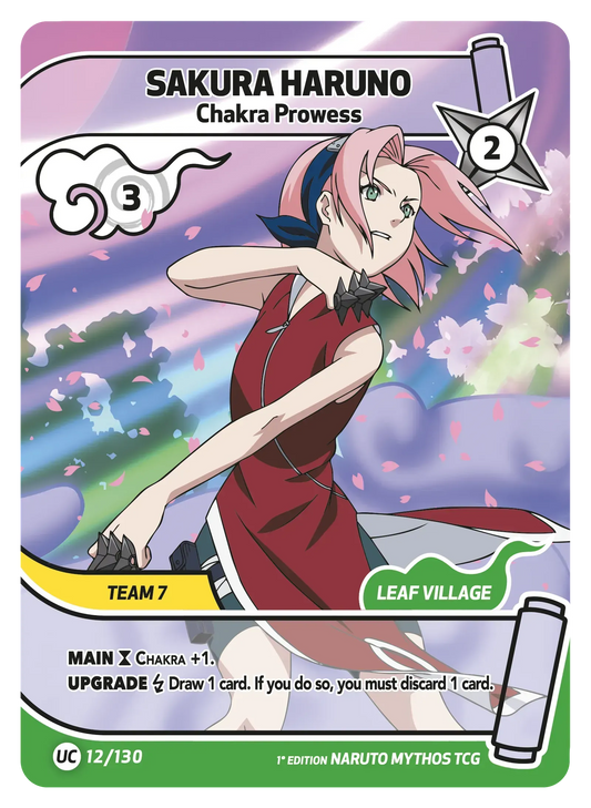 Sakura Haruno — Maîtrise du Chakra – KS-012 – Naruto Mythos TCG Konoha Shidō Chapitre 1 FR