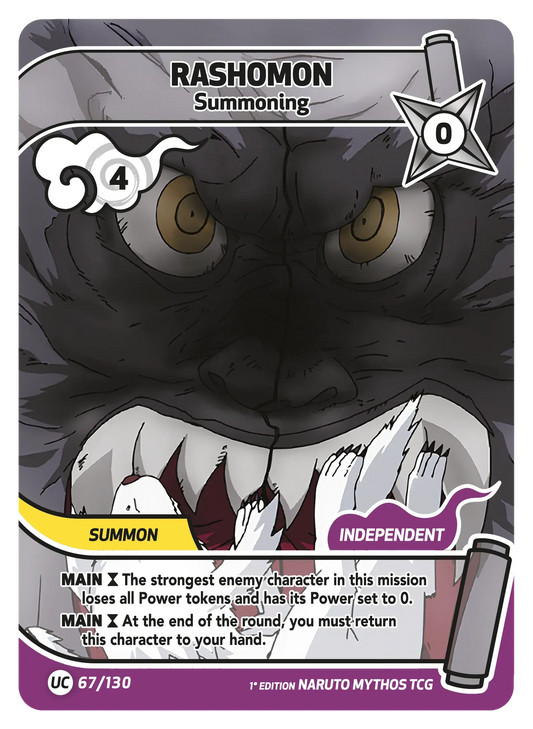 Rempart — Invocation – KS-067 – Naruto Mythos TCG Konoha Shidō Chapitre 1 FR
