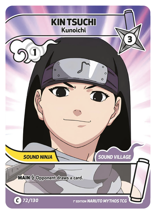 Kin Tsuchi — Kunoichi – KS-072 – Naruto Mythos TCG Konoha Shidō Chapitre 1 FR