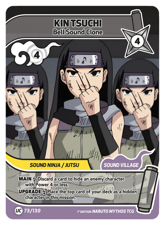 Kin Tsuchi — Clone du Son de Cloche – KS-073 – Naruto Mythos TCG Konoha Shidō Chapitre 1 FR