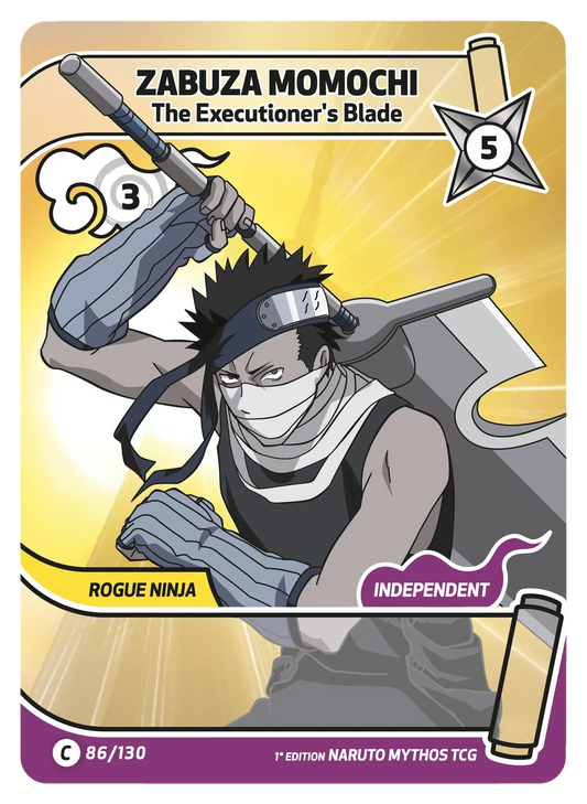 Zabuza Momochi — Tranchoir – KS-086 – Naruto Mythos TCG Konoha Shidō Chapitre 1 FR