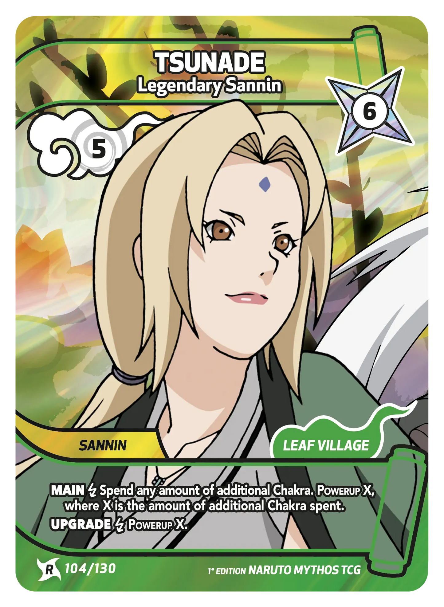 Tsunade — Le Trio Légendaire – KS-104 – Naruto Mythos TCG Konoha Shidō Chapitre 1 FR