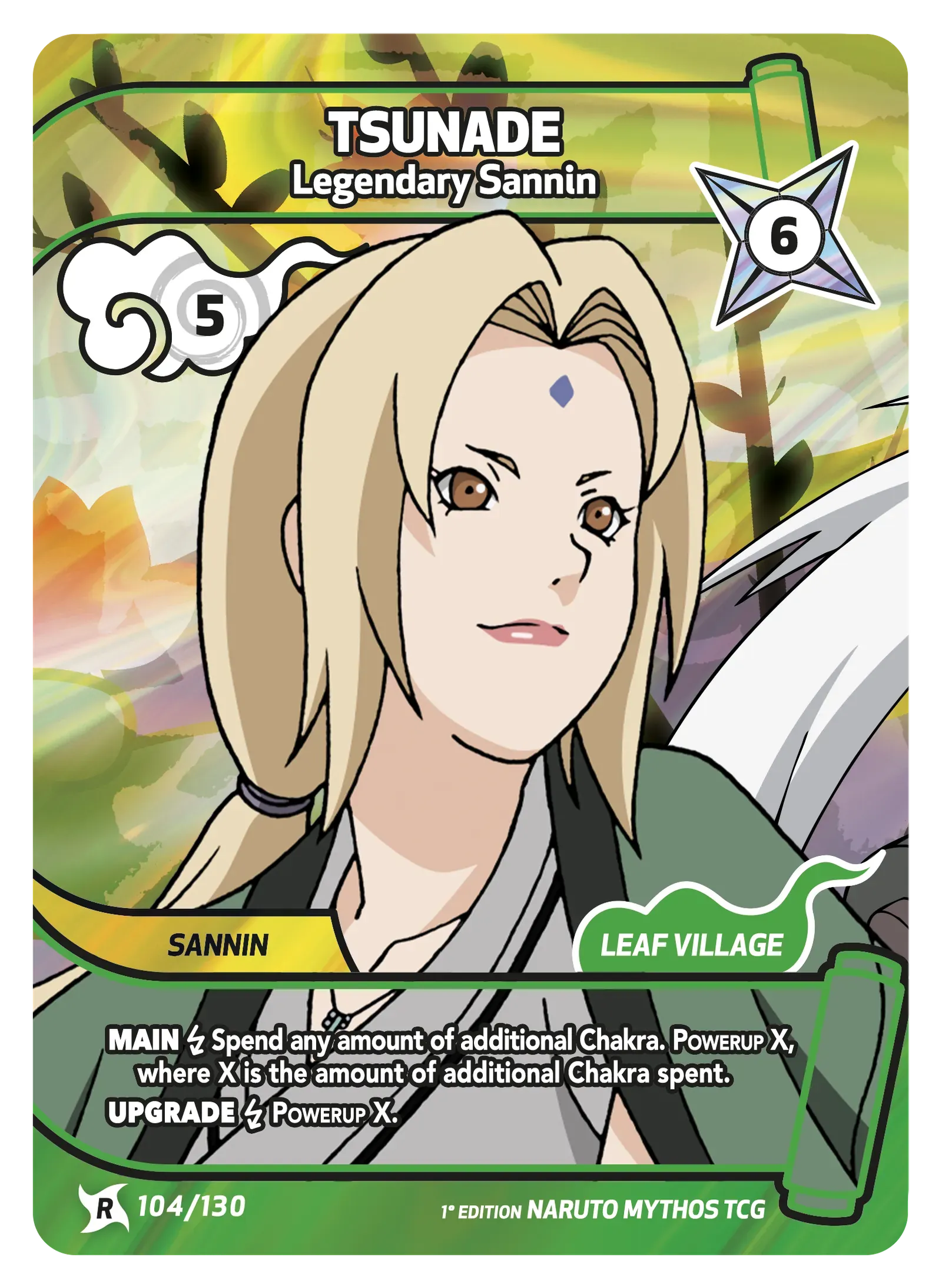 Tsunade — Le Trio Légendaire – KS-104 – Naruto Mythos TCG Konoha Shidō Chapitre 1 FR