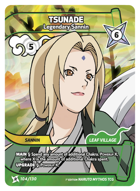 Tsunade — Le Trio Légendaire – KS-104 – Naruto Mythos TCG Konoha Shidō Chapitre 1 FR