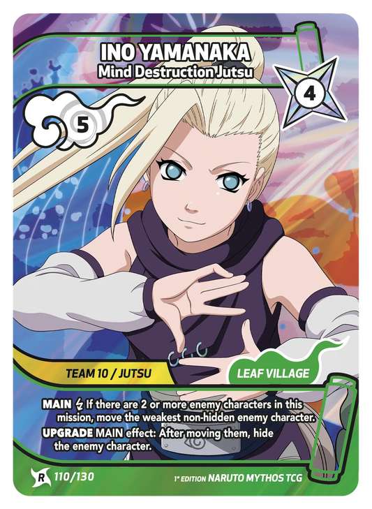 Ino Yamanaka — La Grande Confusion – KS-110 – Naruto Mythos TCG Konoha Shidō Chapitre 1 FR