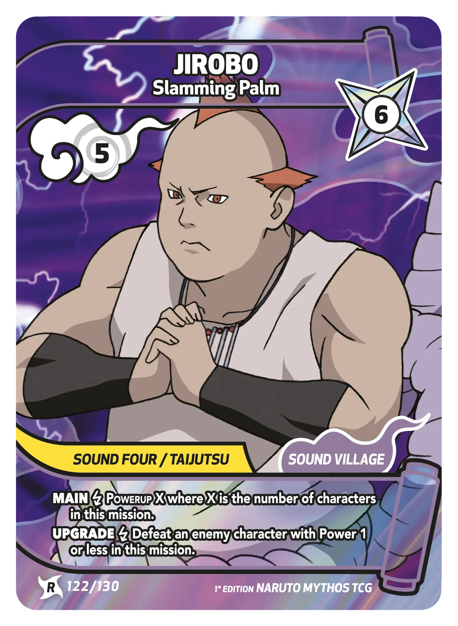 Jirôbô — La Géôle de Terre – KS-122 – Naruto Mythos TCG Konoha Shidō Chapitre 1 FR