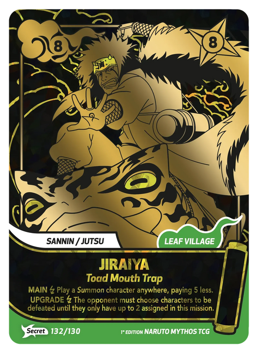 Jiraiya — Dans l’Estomac du Crapaud – KS-132 – Naruto Mythos TCG Konoha Shidō Chapitre 1 FR