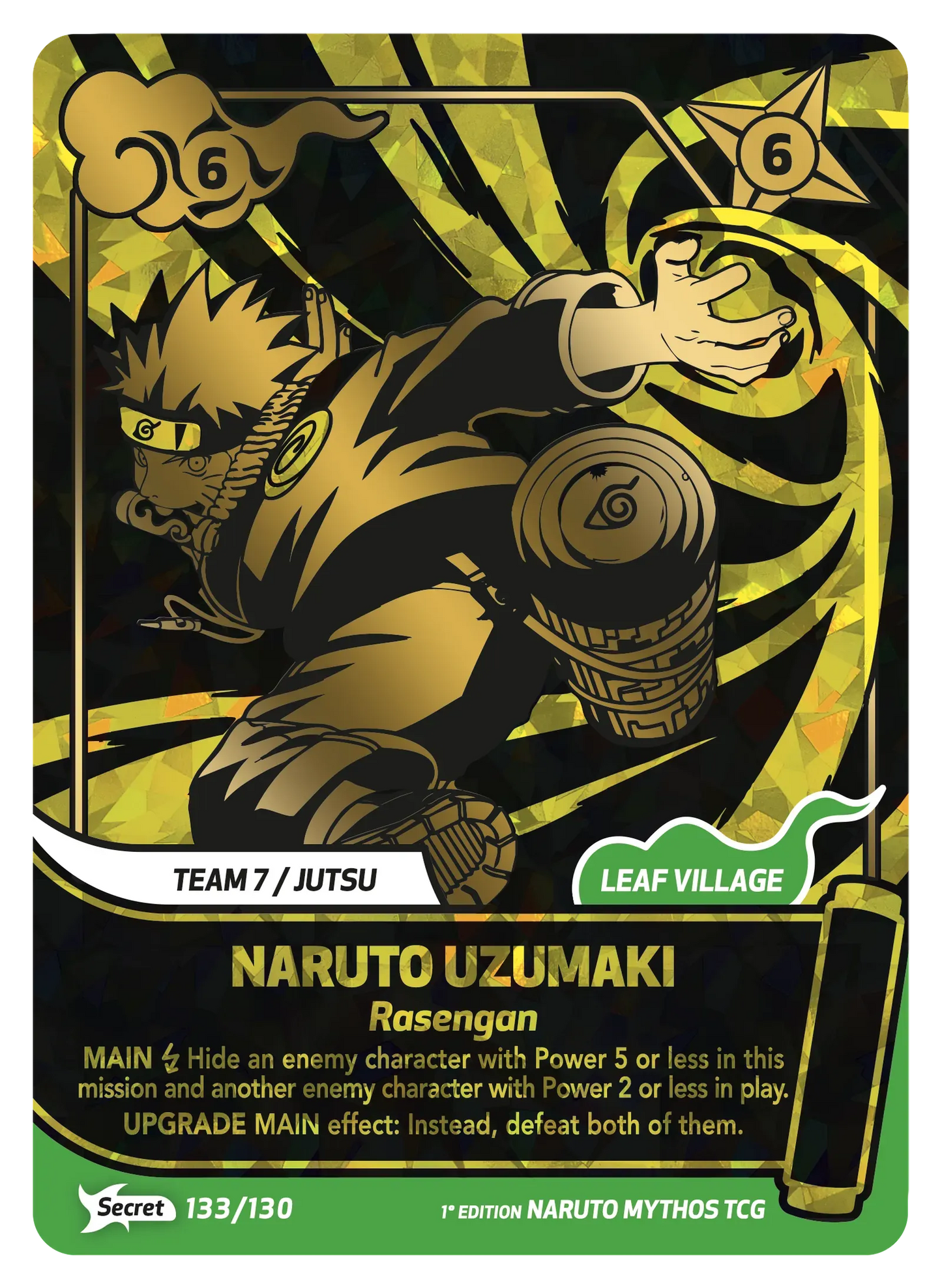 Naruto Uzumaki — Rasengan – KS-133 – Naruto Mythos TCG Konoha Shidō Chapitre 1 FR