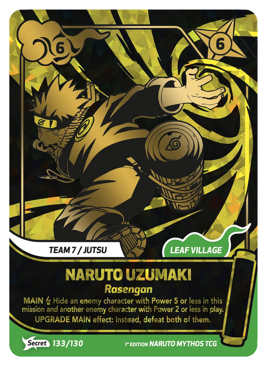 Naruto Uzumaki — Rasengan – KS-133 – Naruto Mythos TCG Konoha Shidō Chapitre 1 FR