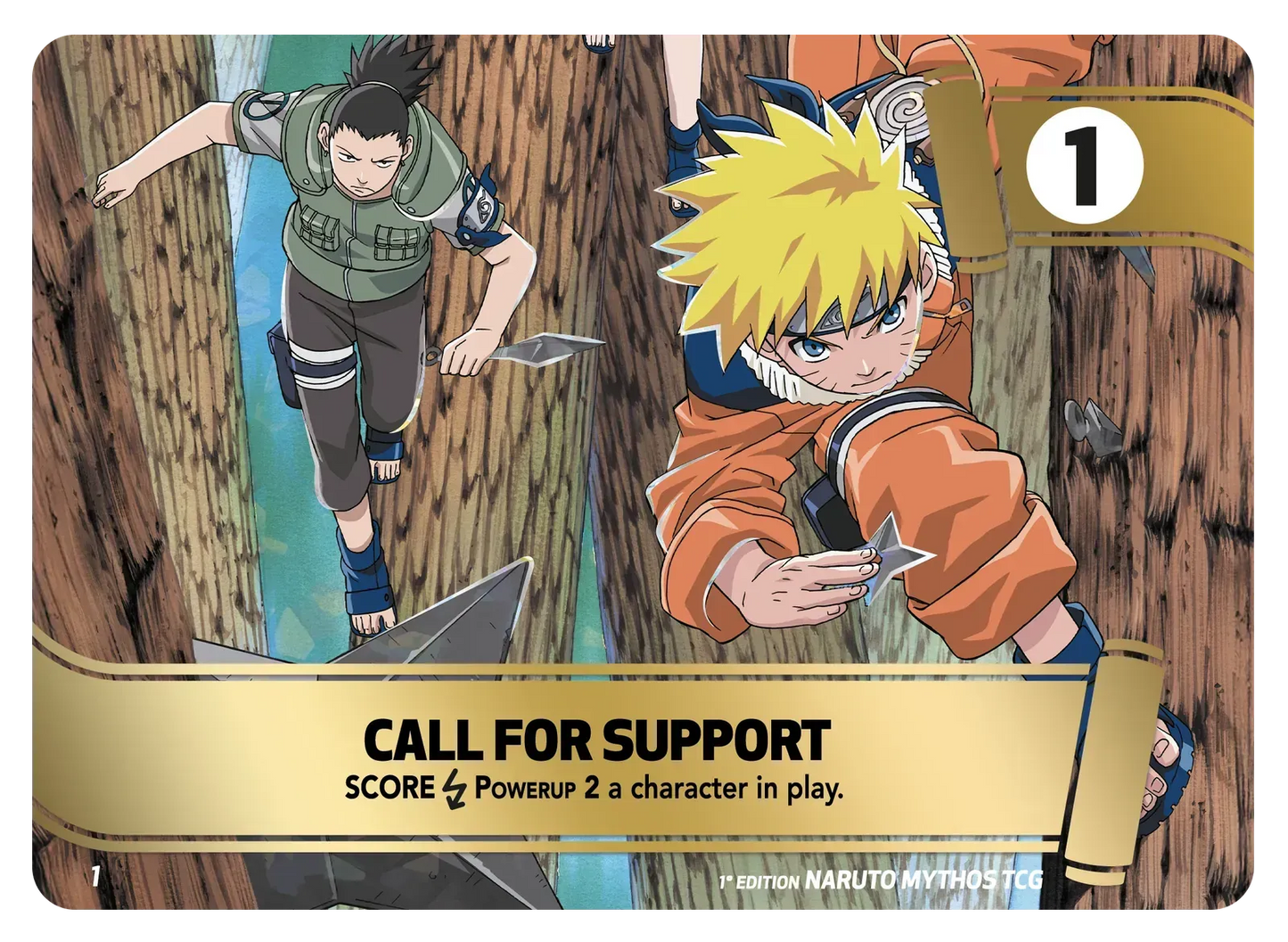 Naruto Mythos TCG – Call for Support – KS-M01 – Commune – Konoha Shidō Série 1