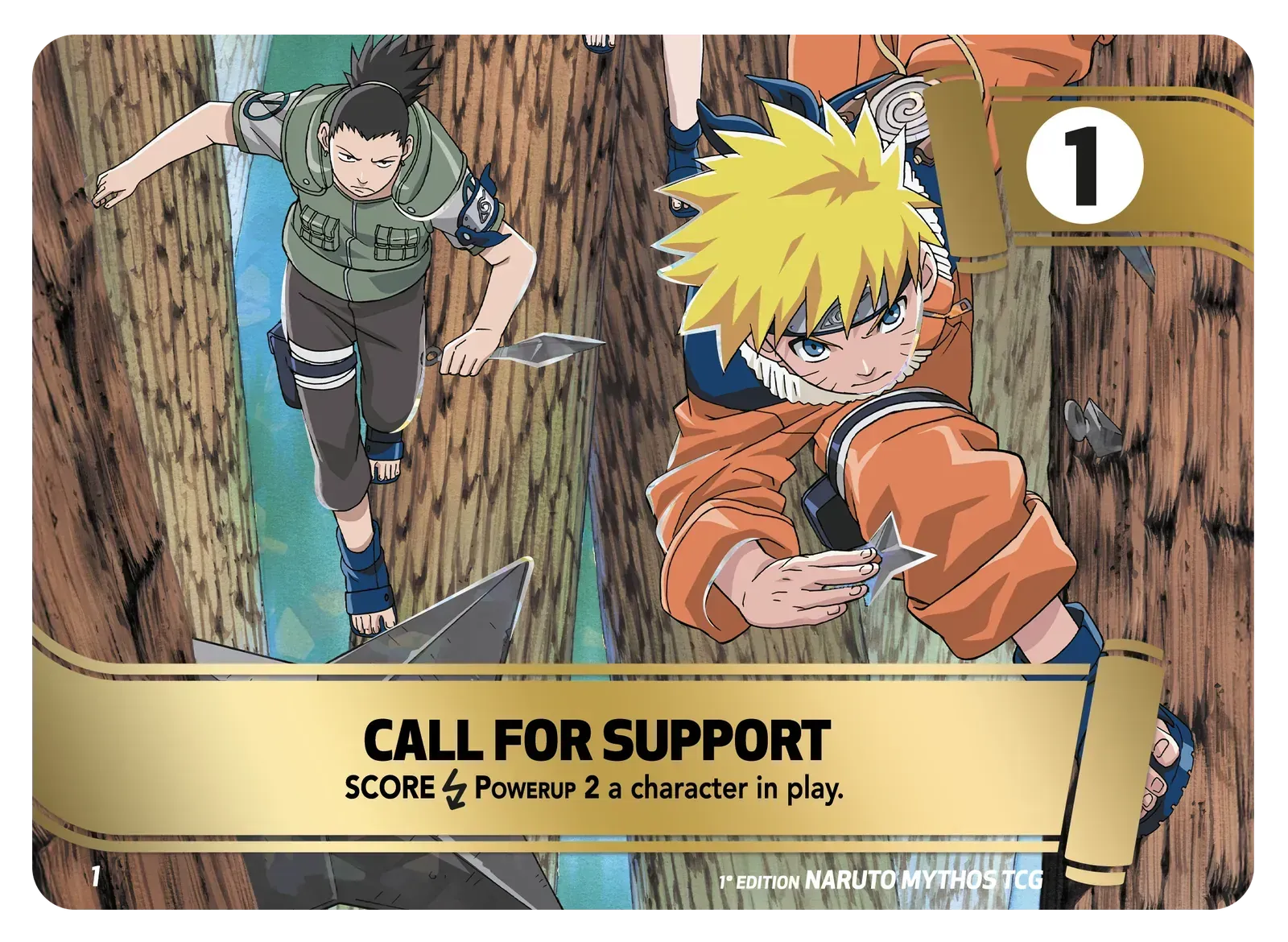 Naruto Mythos TCG – Call for Support – KS-M01 – Commune – Konoha Shidō Série 1