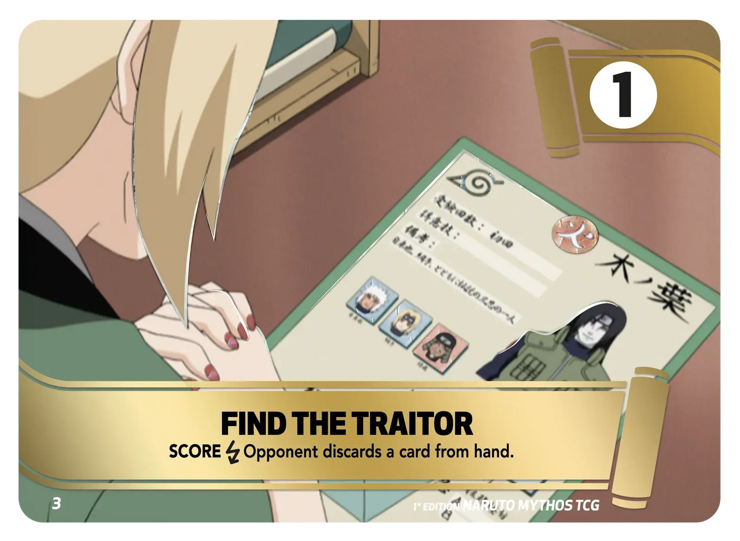 Naruto Mythos TCG – Find the Traitor – KS-M03 – Commune – Konoha Shidō Série 1