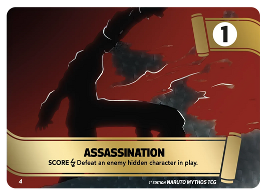 Assassinat – KS-M04 – Naruto Mythos TCG Konoha Shidō Chapitre 1 FR