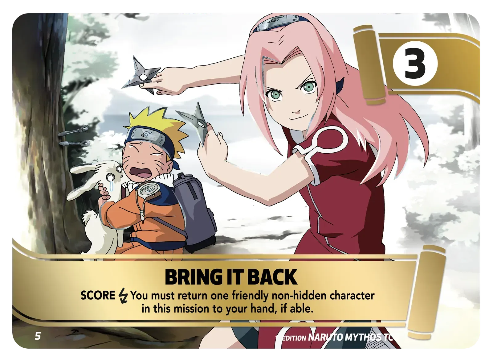 Naruto Mythos TCG – Bring It Back – KS-M05 – Commune – Konoha Shidō Série 1