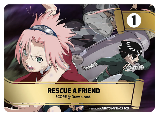 Sauvetage D’un Ami – KS-M06 – Naruto Mythos TCG Konoha Shidō Chapitre 1 FR