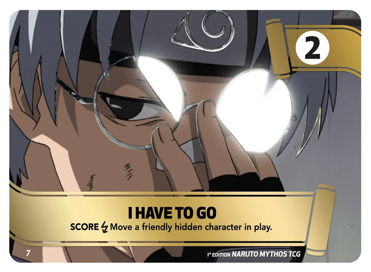 Naruto Mythos TCG – I Have to Go – KS-M07 – Commune – Konoha Shidō Série 1