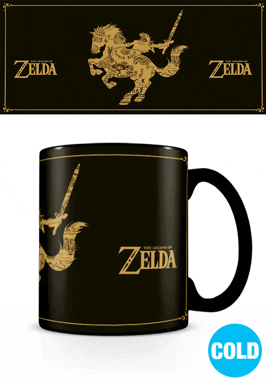Legend of Zelda Mug Effet Thermique Map – image produit 3