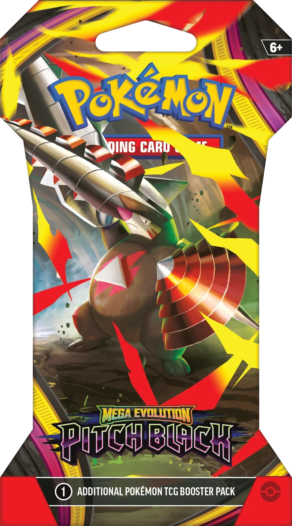 Booster sous blister Pokémon ME05 Nuit Noire – illustration Méga-Minotaupe