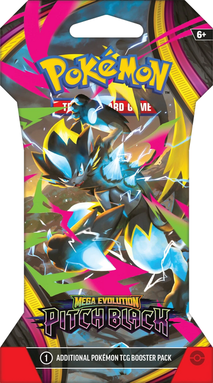 Booster sous blister Pokémon ME05 Nuit Noire – illustration Méga-Zeraora