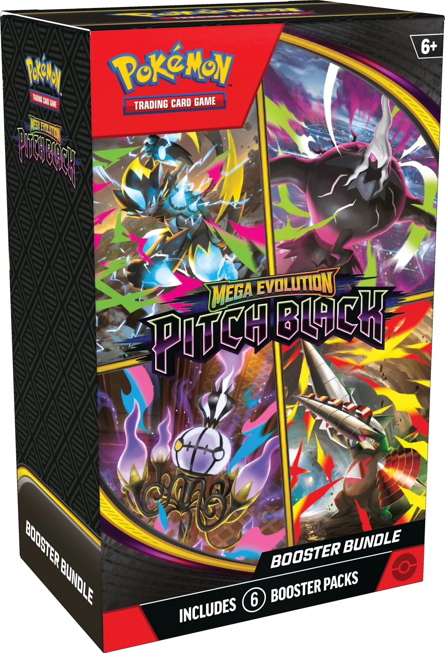 Bundle Pokémon ME05 Nuit Noire contenant 6 boosters