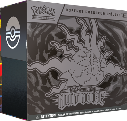 Coffret Dresseur d’Élite Pokémon ME05 Nuit Noire Zarude – face avant
