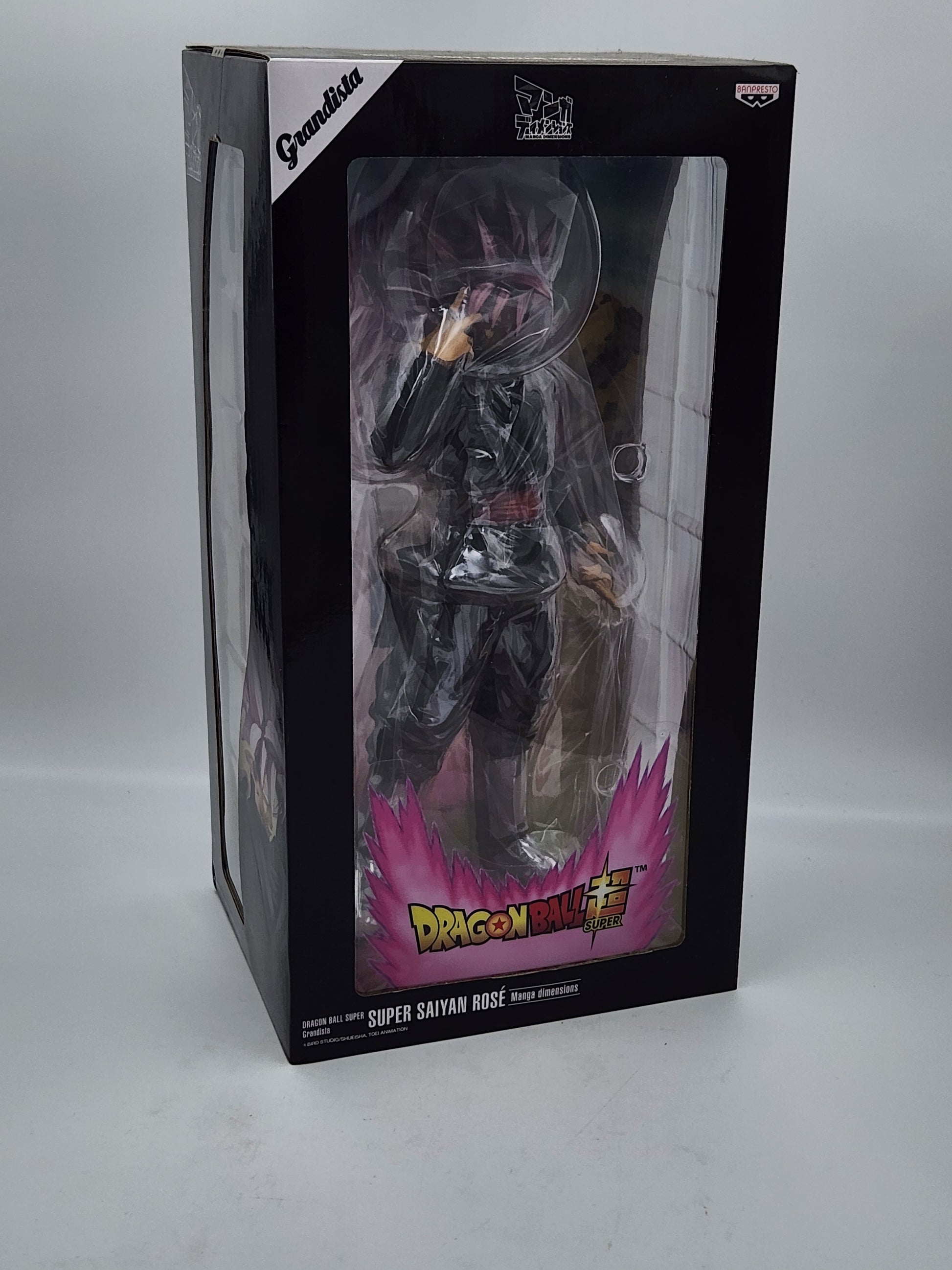 BANPRESTO BLACK GOKU ROSE - GRANDISTA MANGA DIMENSION