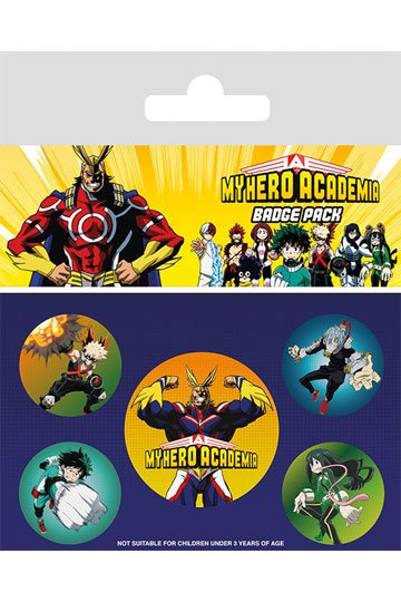 My Hero Academia Pack 5 Badges Characters