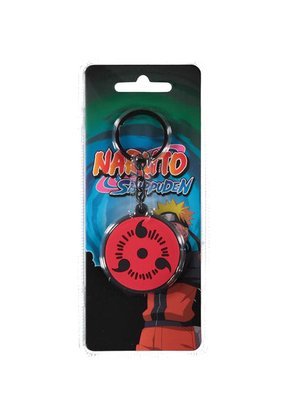 🔑 Nom du Produit : Naruto Shippuden Porte-Clés Caoutchouc Sharingan 🔑