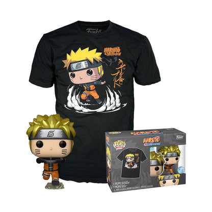 👕 Naruto POP! & Tee Set Figurine et T-Shirt Naruto Running 👕