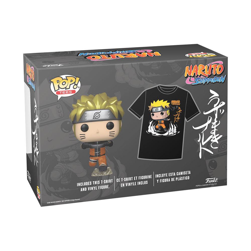 👕 Naruto POP! & Tee Set Figurine et T-Shirt Naruto Running 👕