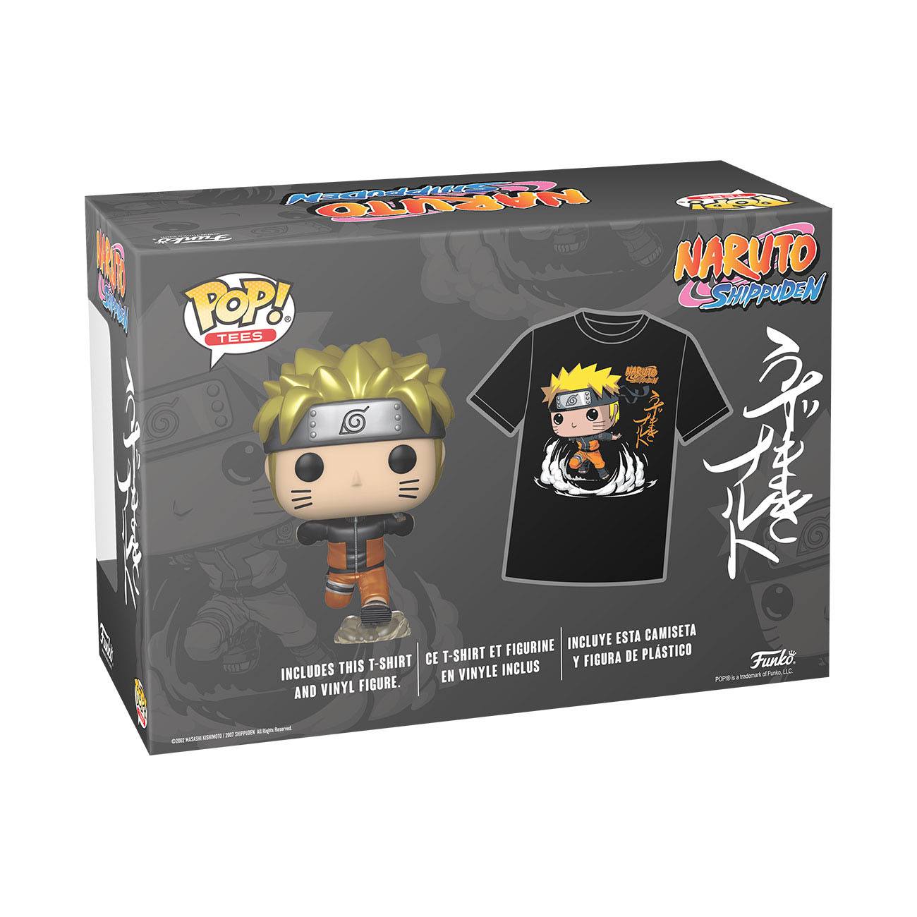 👕 Naruto POP! & Tee Set Figurine et T-Shirt Naruto Running 👕