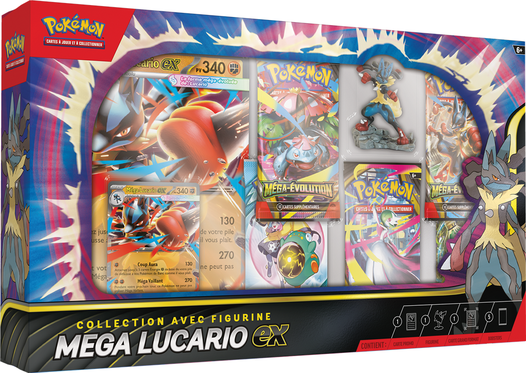 Pokémon – Coffret Figurine Méga-Lucario ex – Novembre 2025