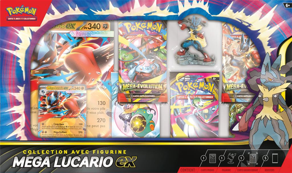 Pokémon – Coffret Figurine Méga-Lucario ex – Novembre 2025