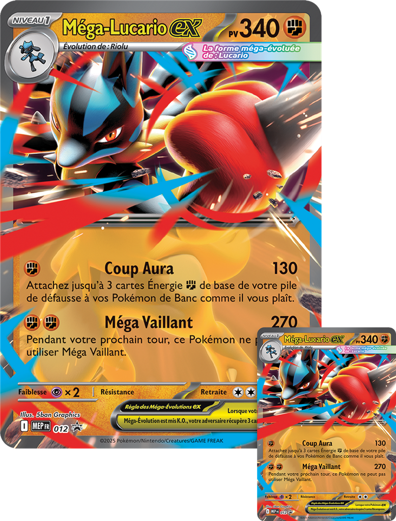 Pokémon – Coffret Figurine Méga-Lucario ex – Novembre 2025