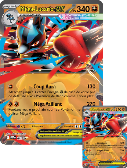Pokémon – Coffret Figurine Méga-Lucario ex – Novembre 2025