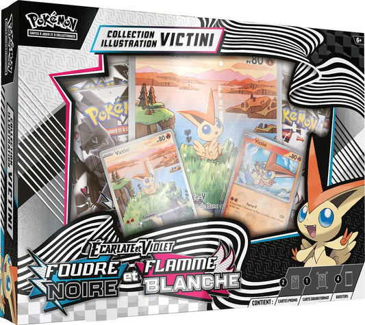 Pokémon – Coffret Illustration Victini – EV10.5 : Foudre Noire & Flamme Blanche