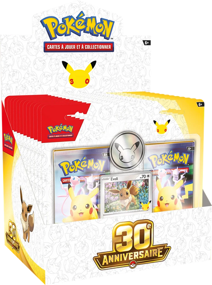 Pack 2 Boosters Pokémon 30ᵉ Anniversaire – Évoli – FR