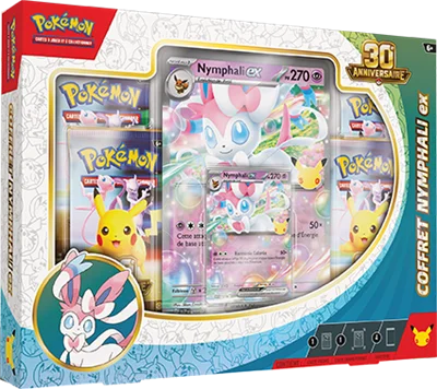 Coffret Pokémon 30ᵉ Anniversaire – Nymphali-ex – FR