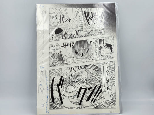 Page Originale D'Impression Manga One Piece Tome 1 N 44 Shūeisha Edition Limitée – image produit 1