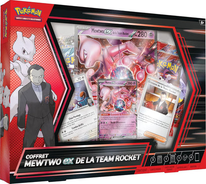 Pokémon - Coffret Mewtwo ex de la Team Rocket – Juin 2025