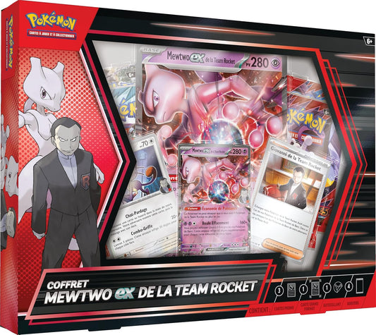 Pokémon - Coffret Mewtwo ex de la Team Rocket – Juin 2025