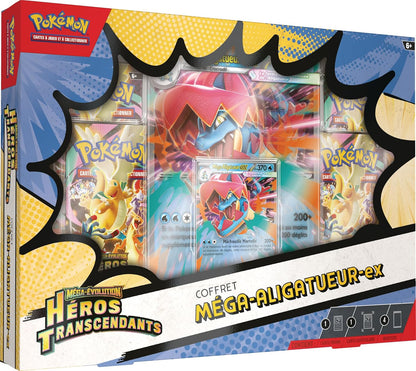 Pokémon - Coffret ME02.5 Héros Transcendants : Méga Aligatueur ex