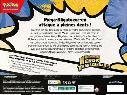 Pokémon - Coffret ME02.5 Héros Transcendants : Méga Aligatueur ex