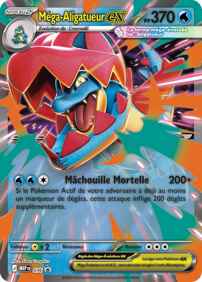 Pokémon - Coffret ME02.5 Héros Transcendants : Méga Aligatueur ex