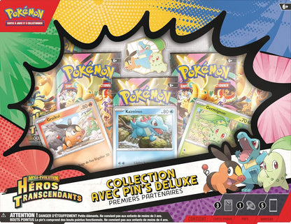 Pokémon - Collection avec Pin’s Deluxe ME02.5 Héros Transcendants : Premiers Partenaires