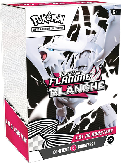 🔥 Pokémon – Lot de 6 boosters EV10.5 : Flamme Blanche