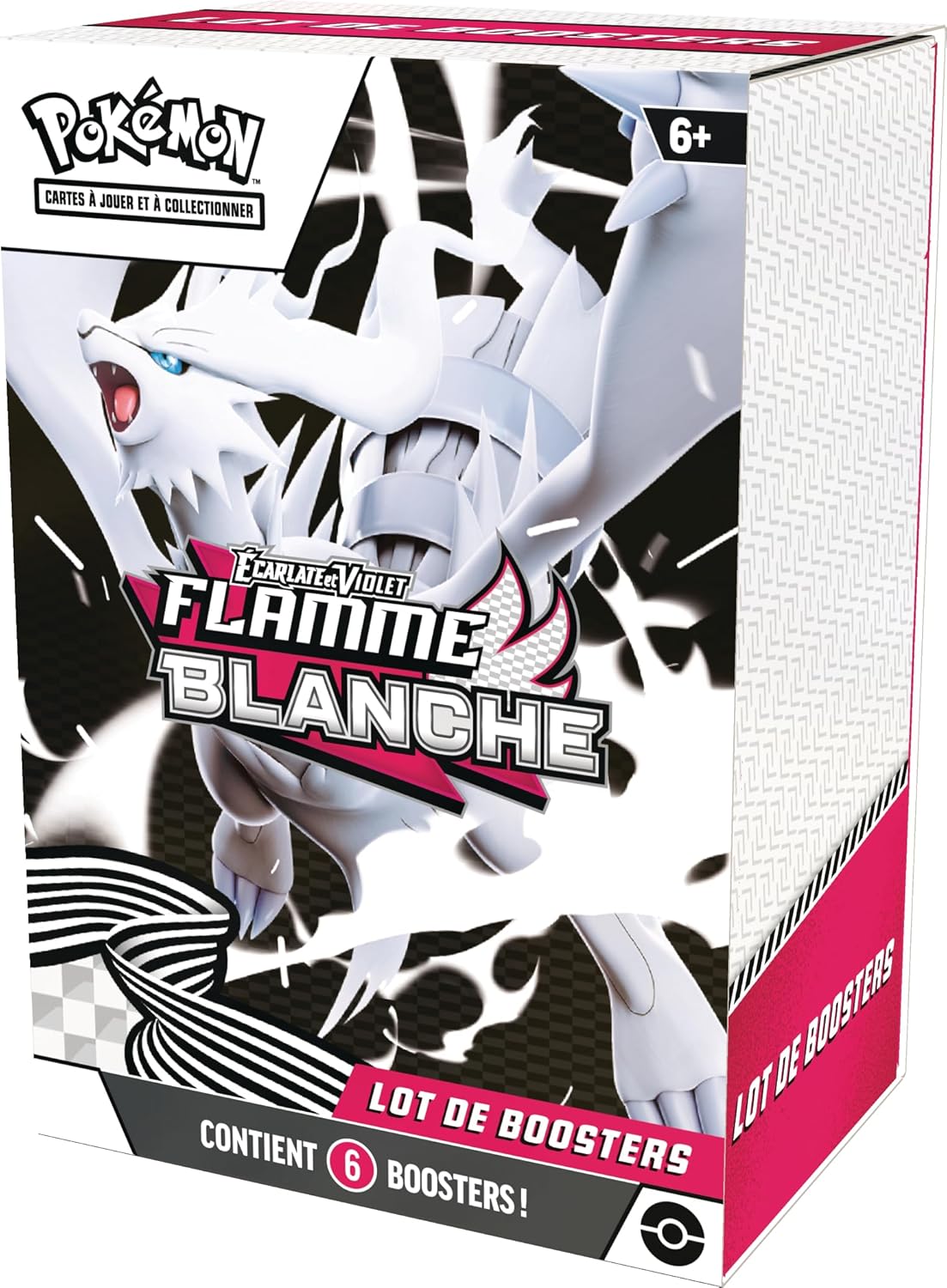 🔥 Pokémon – Lot de 6 boosters EV10.5 : Flamme Blanche